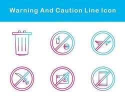 Warning And Caution Vector Icon Set