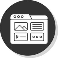 Content Marketing Vector Icon Design