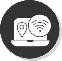 Digital Nomad Hub Vector Icon Design