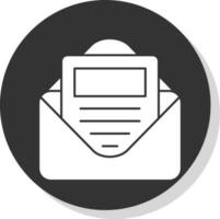 E Newsletter Vector Icon Design