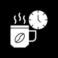 diseño de icono de vector de pausa para el café