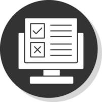 Online Survey Vector Icon Design