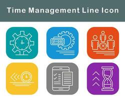 Time Management Vector Icon Set