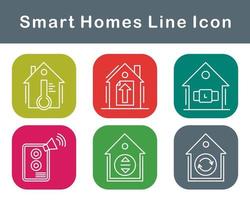 Smart Homes Vector Icon Set