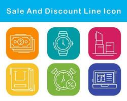 Sale And Discount Vector Icon Set