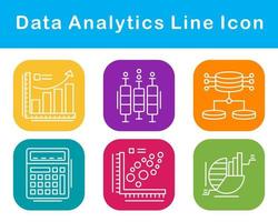 Data Analytics Vector Icon Set