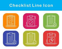 Checklist Vector Icon Set