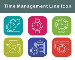 Time Management Vector Icon Set