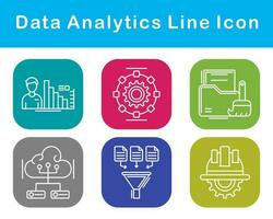 Data Analytics Vector Icon Set