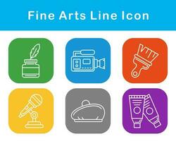 Fine Arts Vector Icon Set