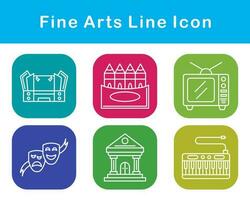 Fine Arts Vector Icon Set
