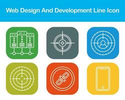Web Design And Development Vector Icon Set