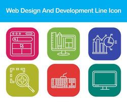 Web Design And Development Vector Icon Set