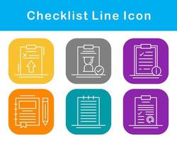 Checklist Vector Icon Set