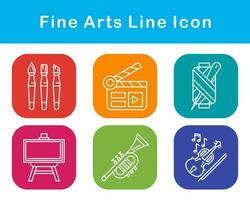 Fine Arts Vector Icon Set