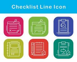 Checklist Vector Icon Set