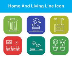 Home And Living Vector Icon Set