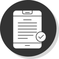 Digital Contract Vector Icon Design