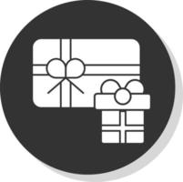 diseño de icono de vector de tarjeta de regalo