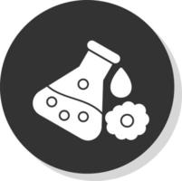 diseño de icono de vector de reacción química