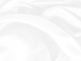 Abstract white fabric texture background.White cloth background abstract with soft waves. photo