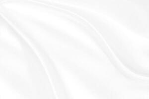 Abstract white fabric texture background.White cloth background abstract with soft waves. photo