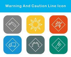 Warning And Caution Vector Icon Set