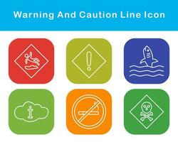 Warning And Caution Vector Icon Set