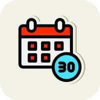 Schedule Day Vector Icon Design