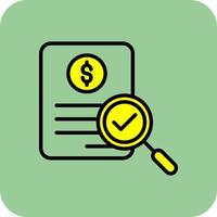 Audit Vector Icon Design