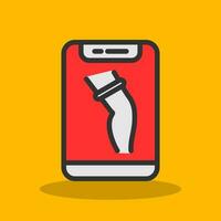 Leg Muscle Vector Icon Design