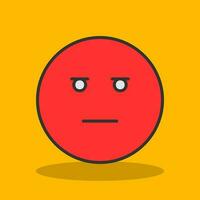 Expressionless Face Vector Icon Design