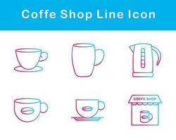 Coffe Shop Vector Icon Set