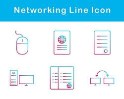 Networking Vector Icon Set