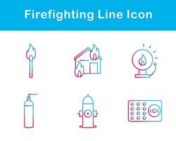 Firefighting Vector Icon Set