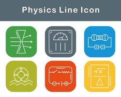 Physics Vector Icon Set