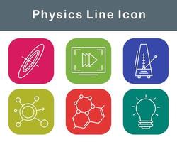 Physics Vector Icon Set