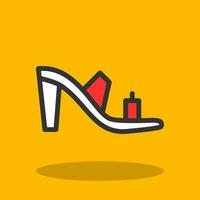 diseño de icono de vector de tacones altos