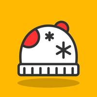 diseño de icono de vector de gorro