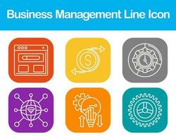 Business Management Vector Icon Set