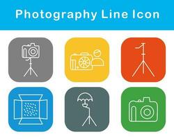 fotografía vector icono conjunto