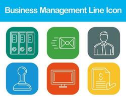 Business Management Vector Icon Set