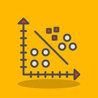 Cluster Analysis Vector Icon Design