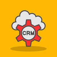 diseño de icono de vector crm