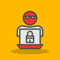 Cyber Attack Vector Icon Design