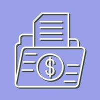 Folder Line Icon vector