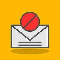 Spam Email Vector Icon Design
