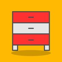 Filing Cabinet Vector Icon Design