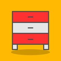 Filing Cabinet Vector Icon Design