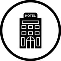 icono de vector de hotel